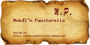 Mokán Pasztorella névjegykártya